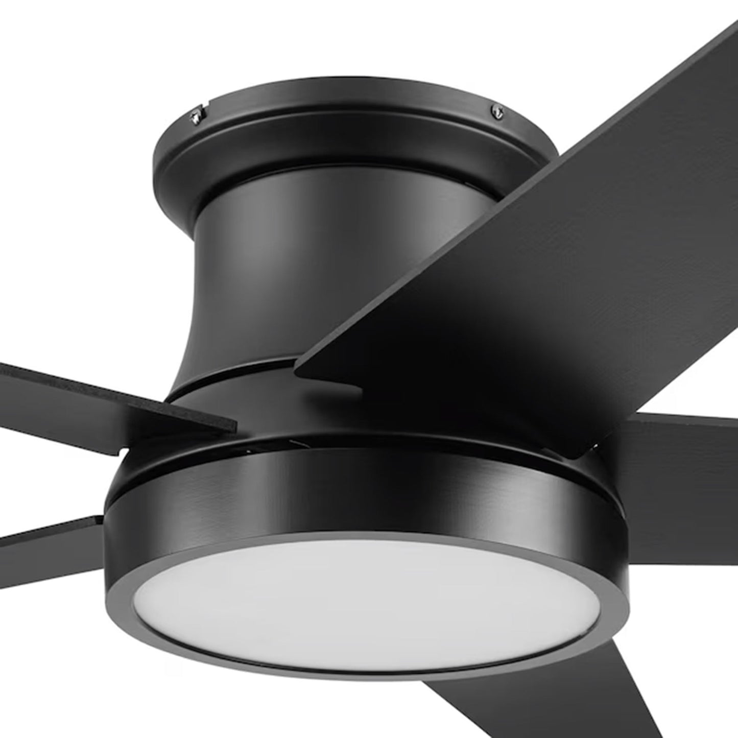 Honeywell 52" Modern Ceiling Fan LED Remote 5 Blade Indoor Tynesdale, Black