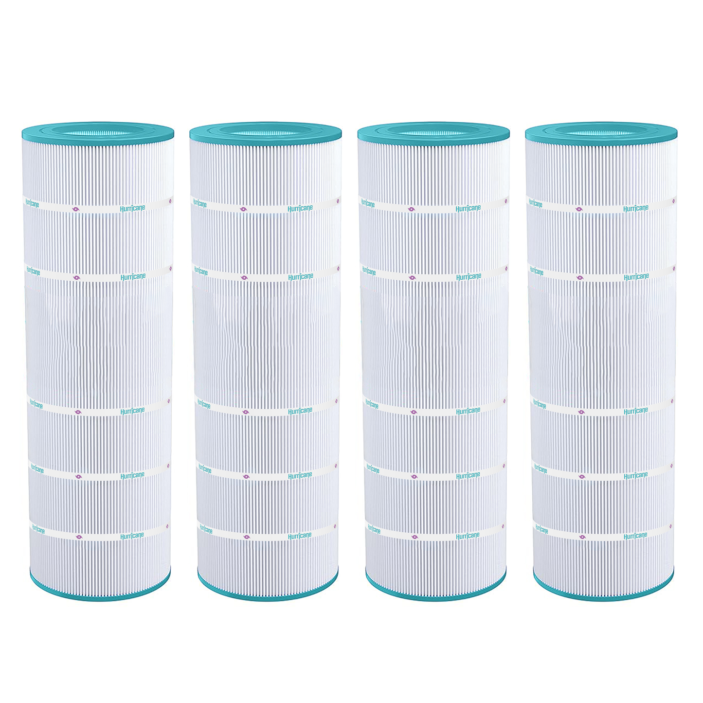 Hurricane 4 Pack HF9415-01 Advanced Pool and Spa Filter Cartridge Replacement