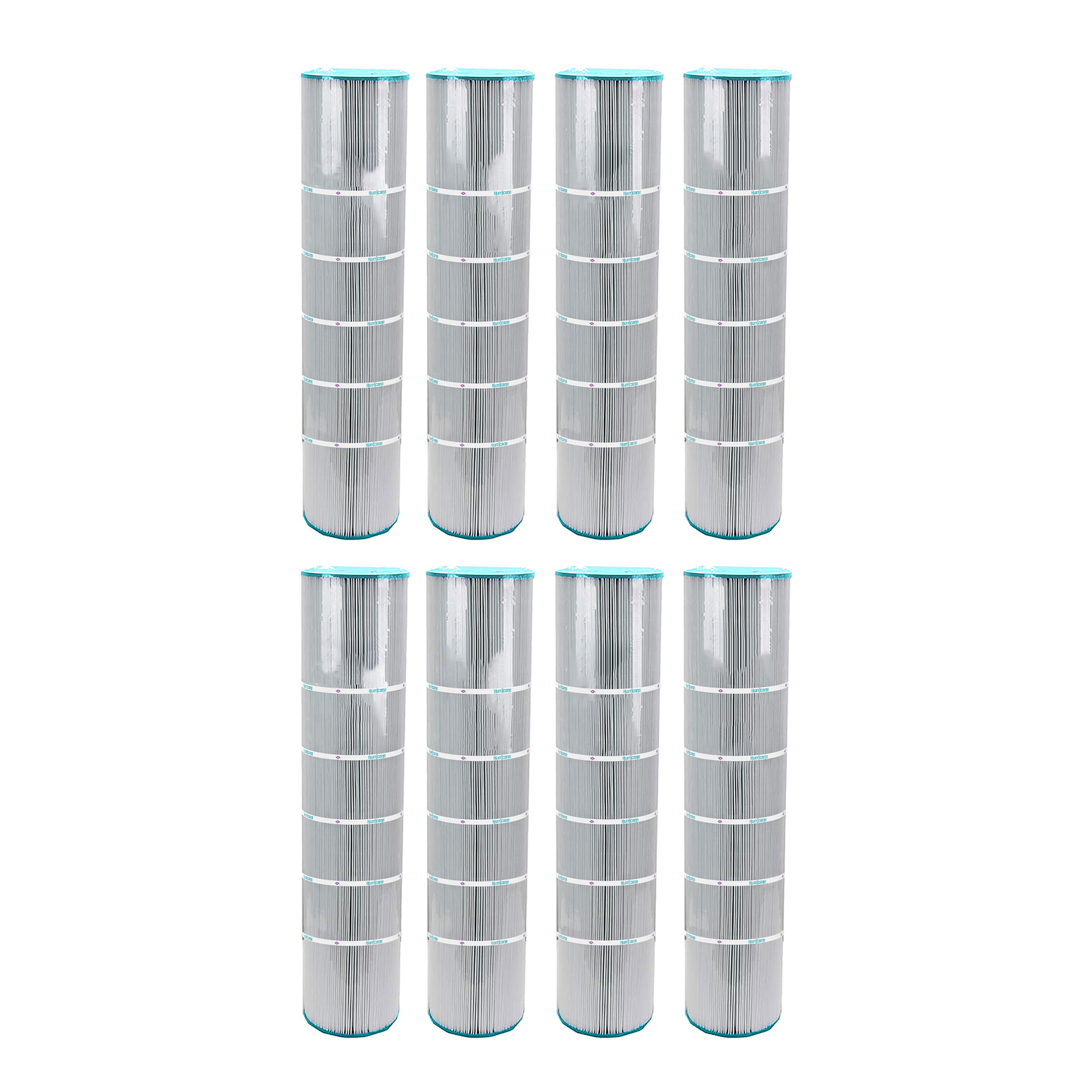 Hurricane 8 Pack HF7472-04 Advanced Pool and Spa Filter Cartridge Replacement