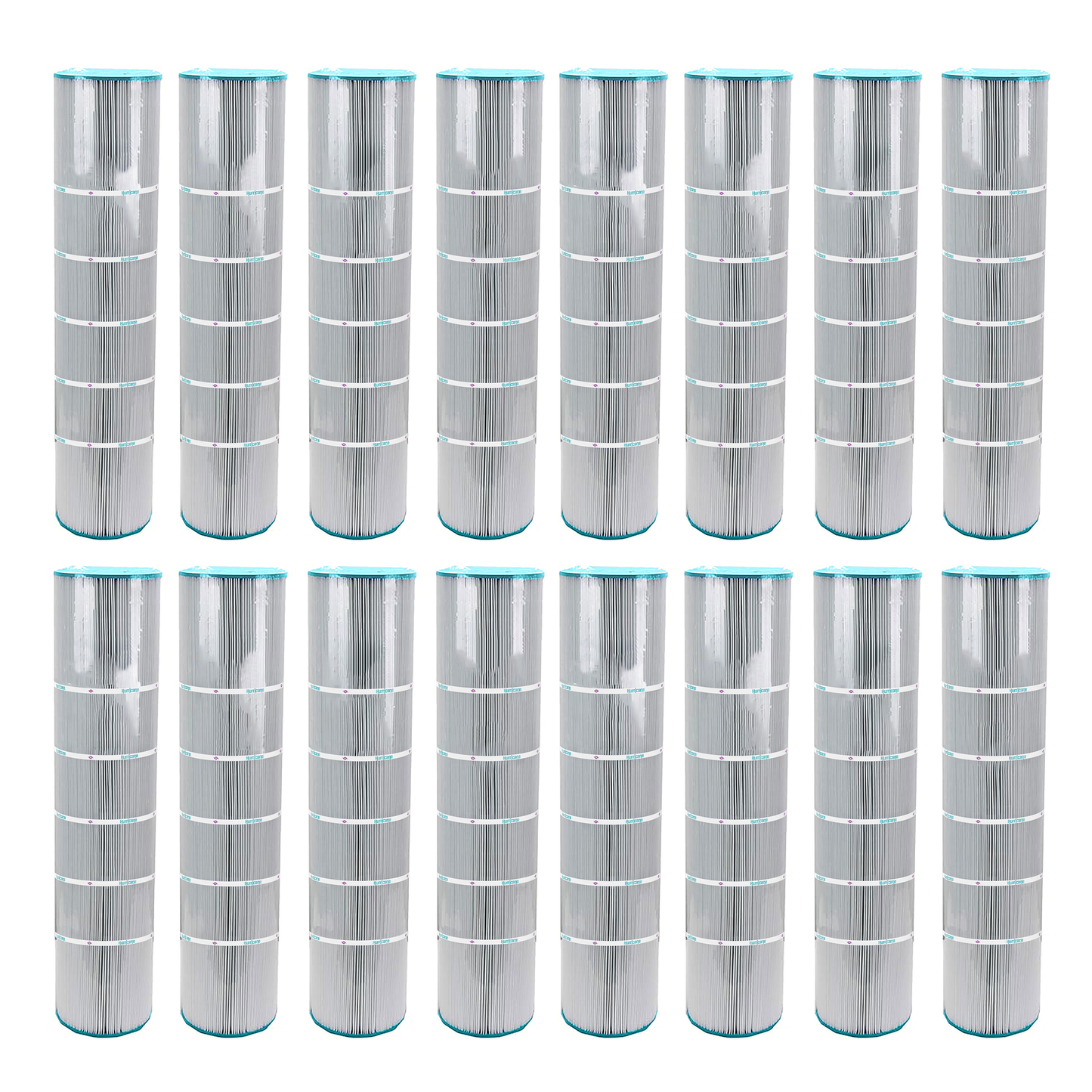 Hurricane 16 Pack HF7472-04 Advanced Pool and Spa Filter Cartridge Replacement