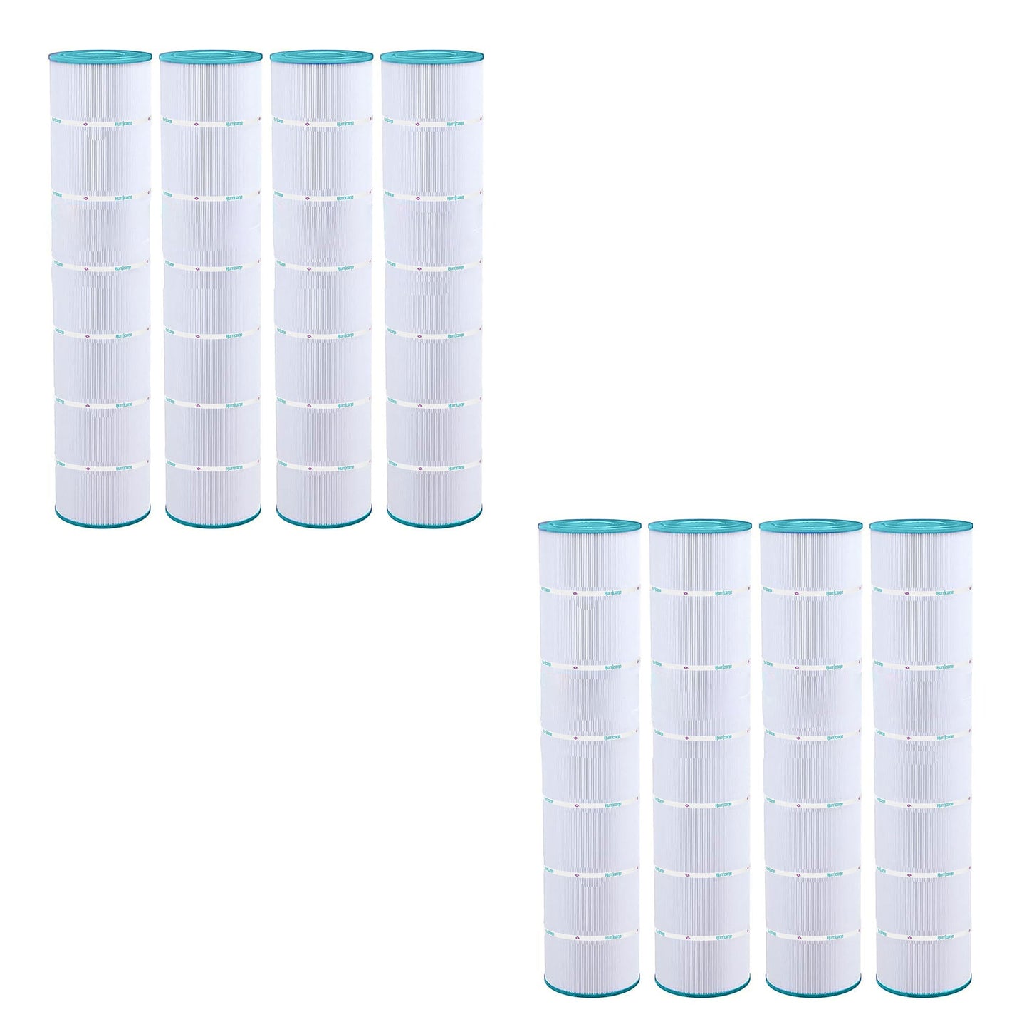 Hurricane 8 Pack HF7494-04 Advanced Pool and Spa Filter Cartridge Replacement
