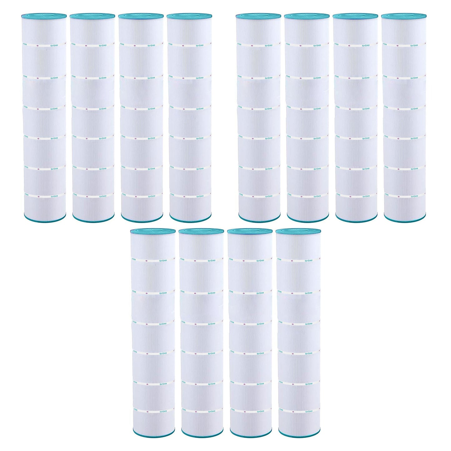 Hurricane 12 Pack HF7494-04 Advanced Pool and Spa Filter Cartridge Replacement