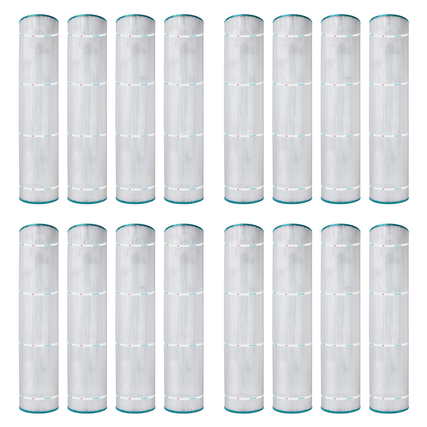 Hurricane 16 Pack HF7495-04 Advanced Pool and Spa Filter Cartridge Replacement