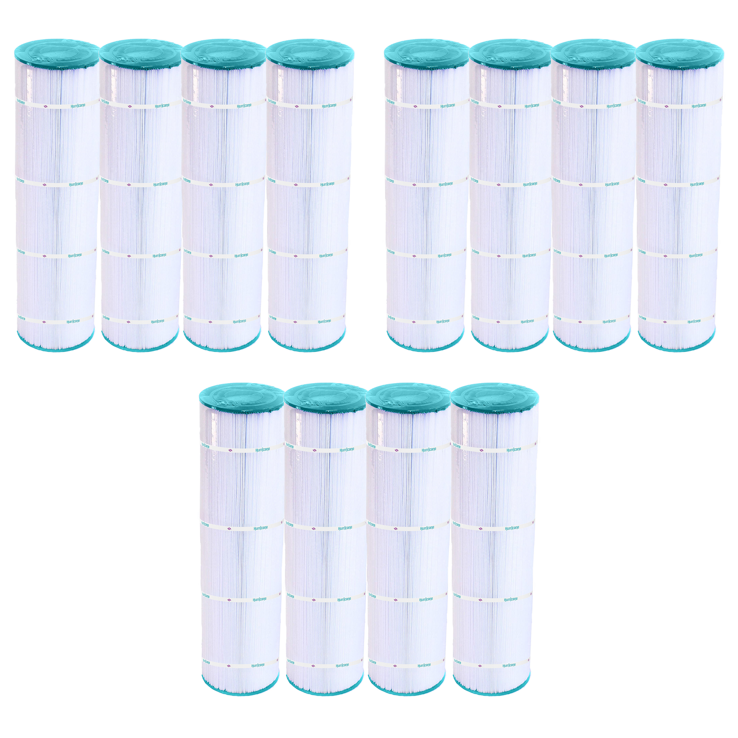 Hurricane 12 Pack HF7489-04 Advanced Pool and Spa Filter Cartridge Replacement