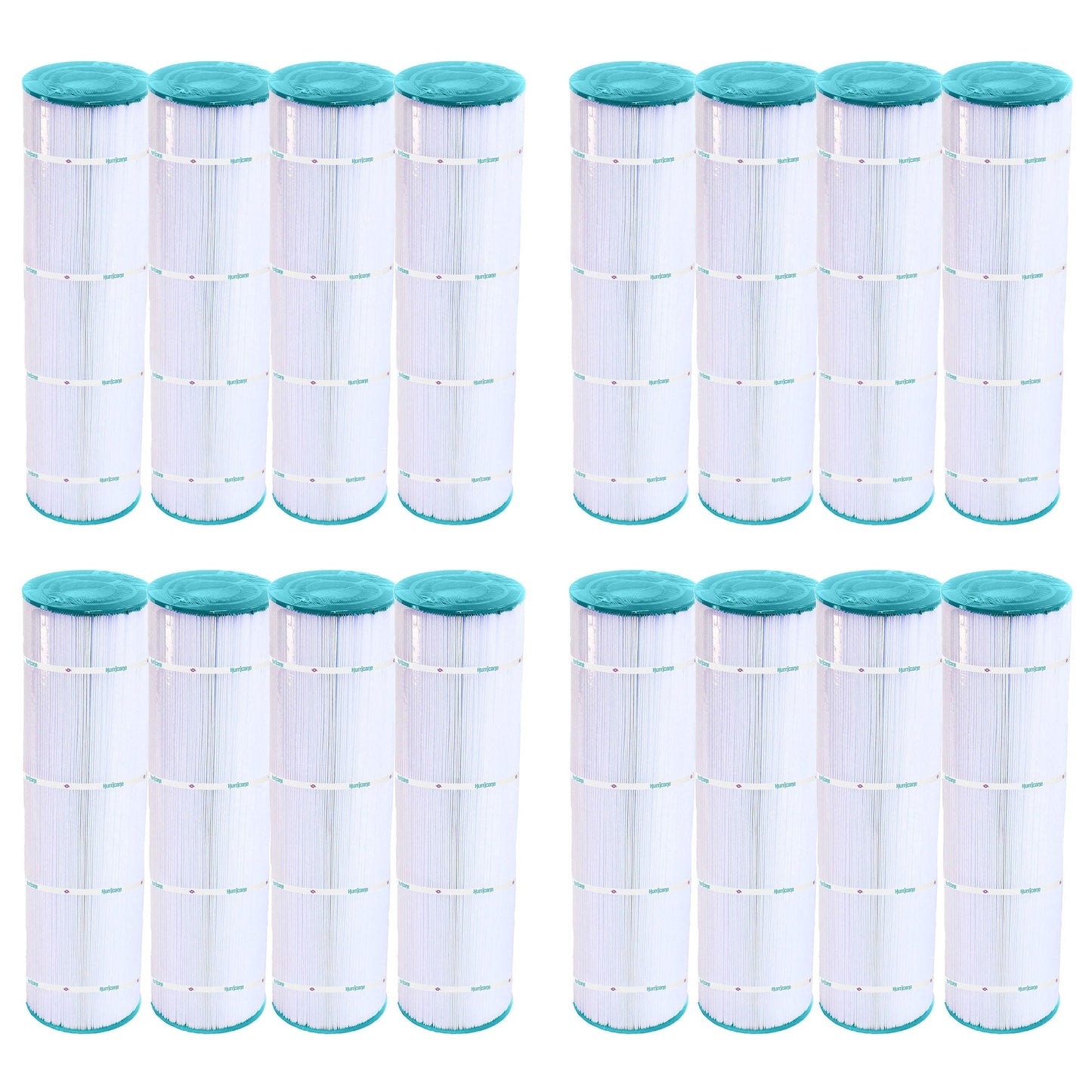 Hurricane 16 Pack HF7489-04 Advanced Pool and Spa Filter Cartridge Replacement