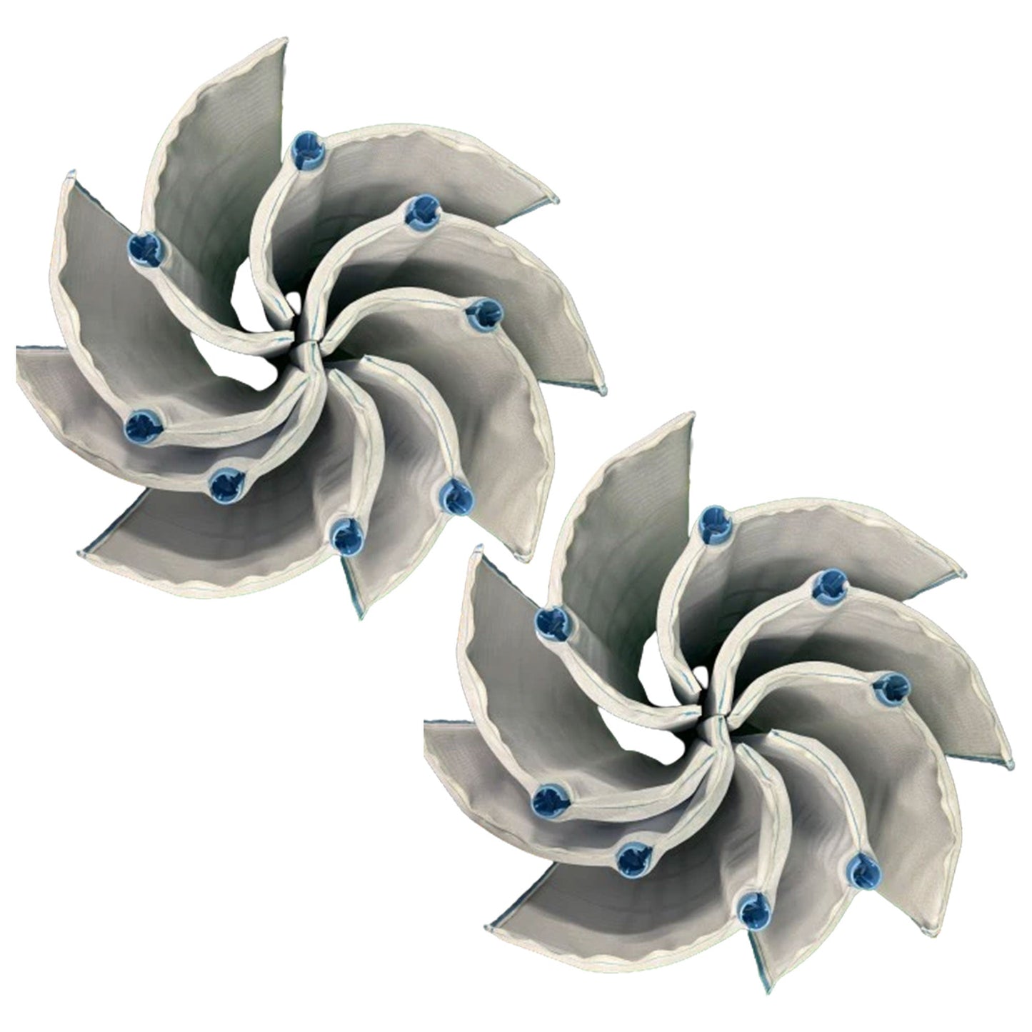 Hurricane 48 Sq ft DE Grid Filter with 7 Full Grids and 1 Partial Grid, 2 Pack