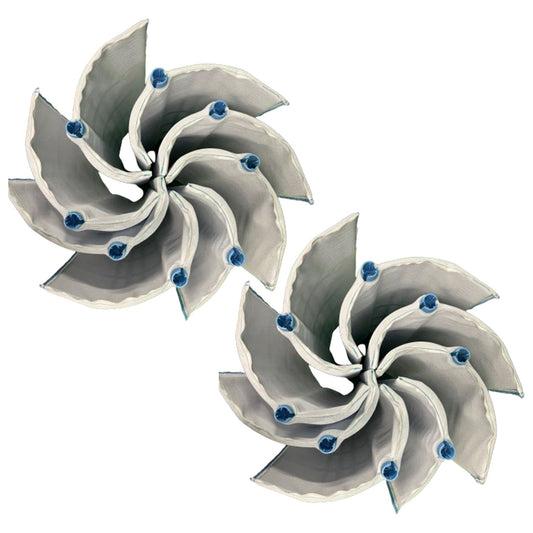 Hurricane 48 Sq ft DE Grid Filter with 7 Full Grids and 1 Partial Grid, 2 Pack