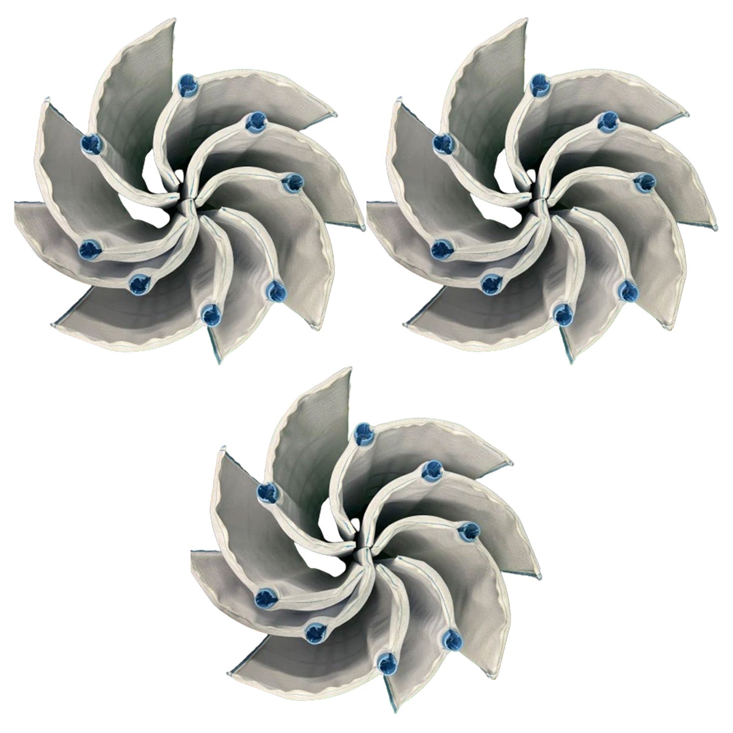 Hurricane 48 Sq ft DE Grid Filter with 7 Full Grids and 1 Partial Grid, 3 Pack