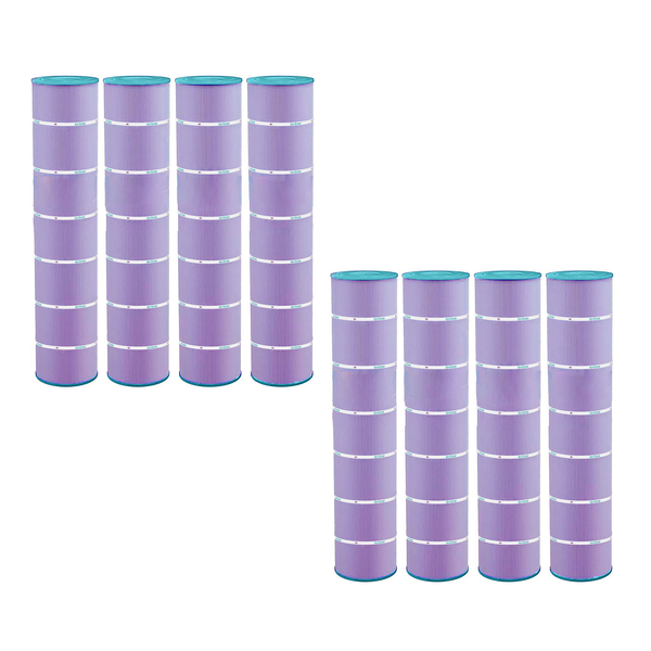 Hurricane 8 Pack HF7494-04P Purple Platinum Pool Filter Cartridge Replacement