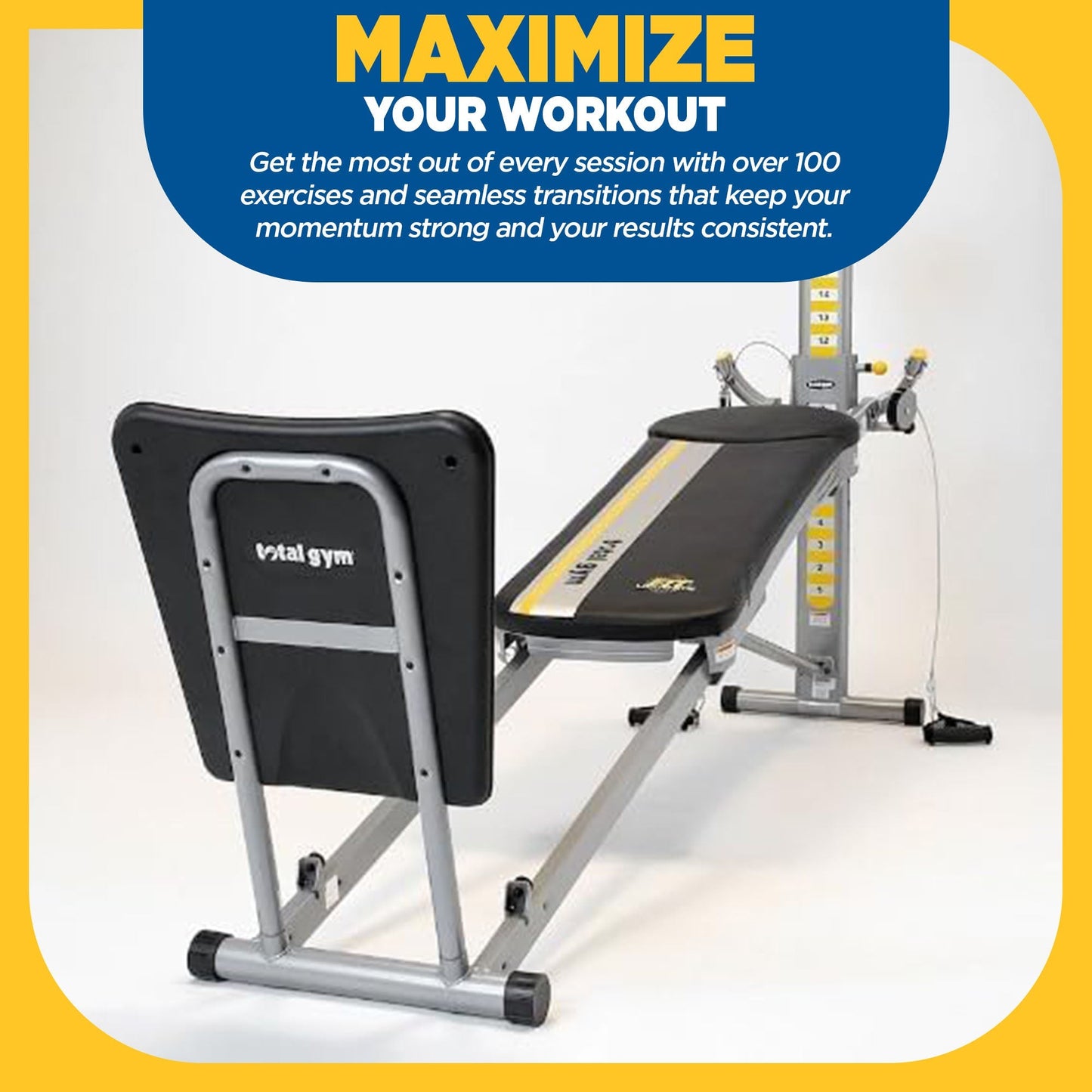 Total Gym FIT Ultimate Home Fitness Full Body Workout Exercise Equipment Machine