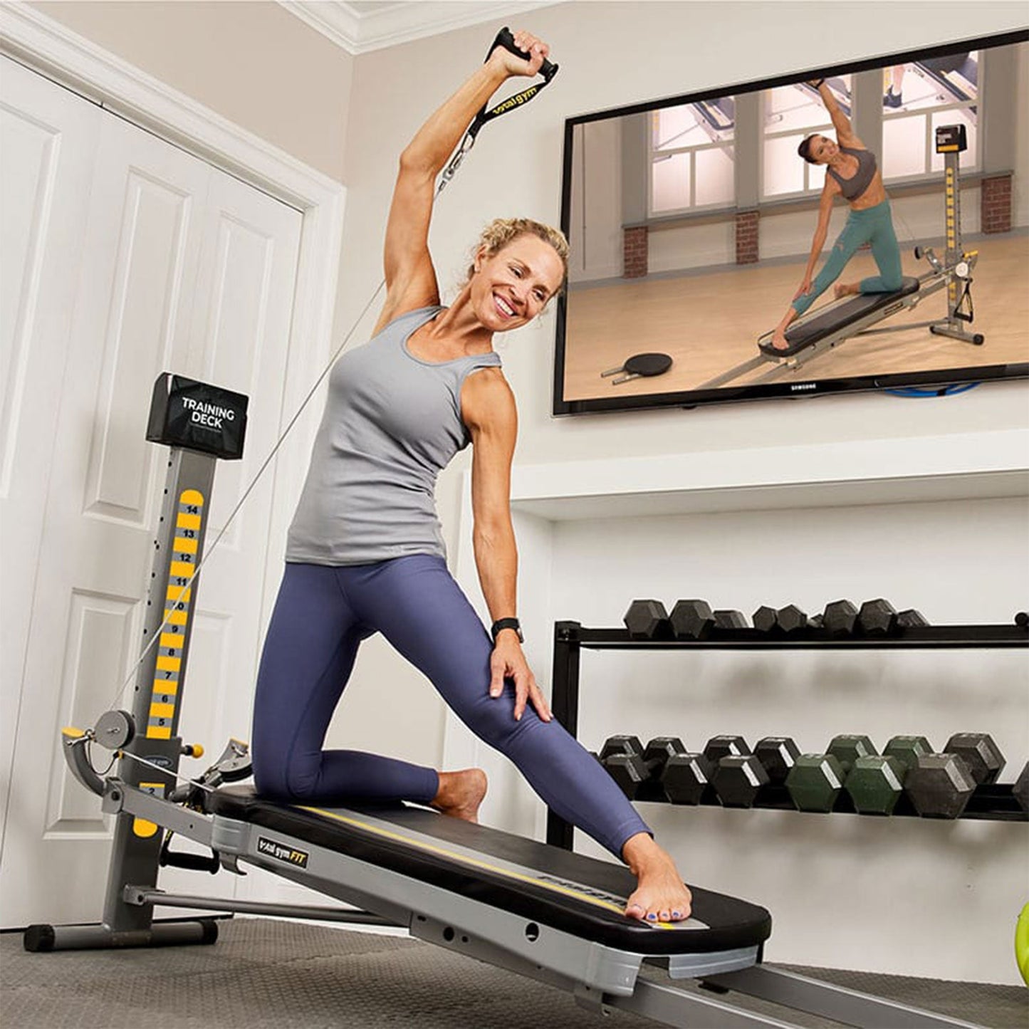 Total Gym FIT Ultimate Home Fitness Full Body Workout Exercise Equipment Machine