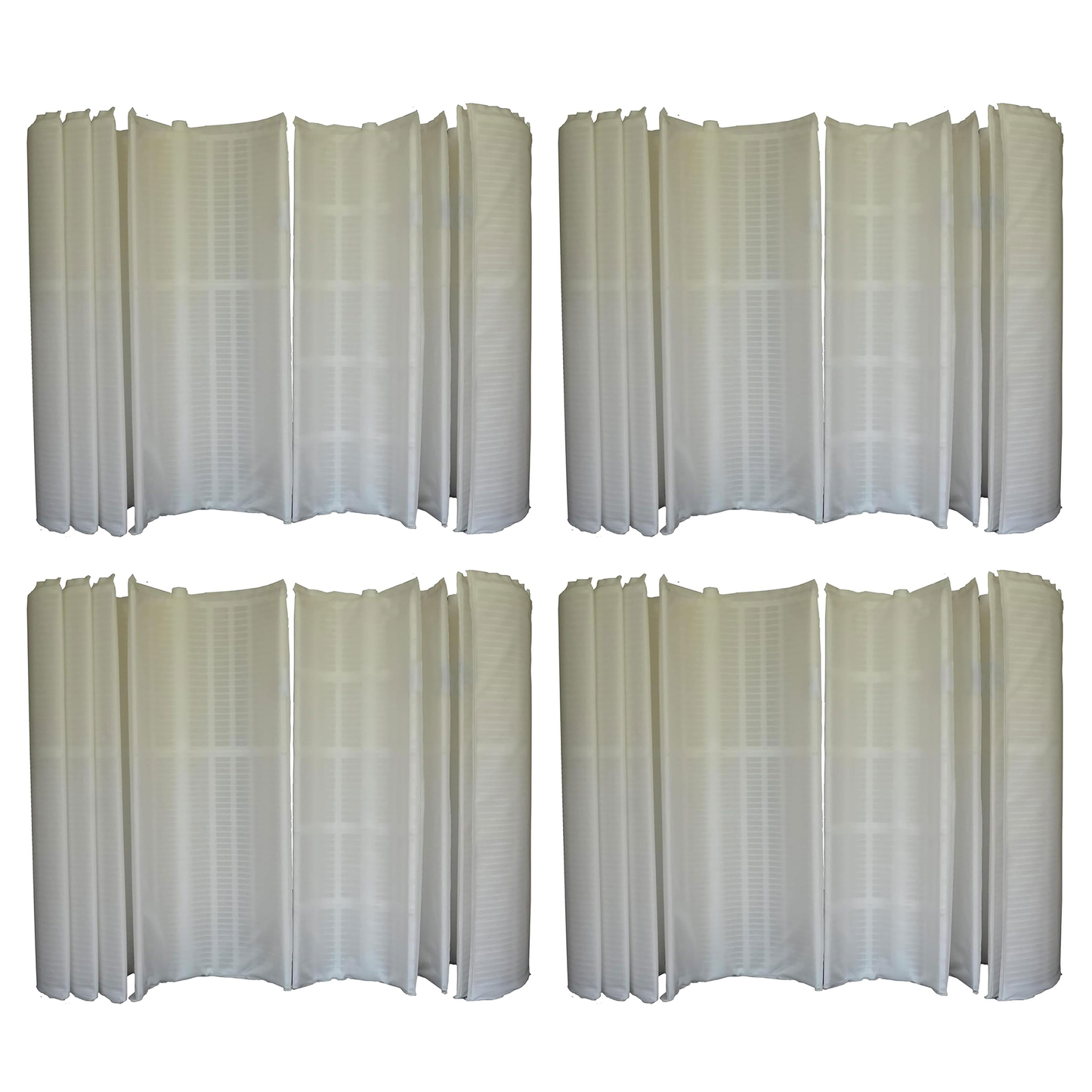 Hurricane 4 Pack HF-DE60-SET 60 Square Feet DE Grid Pool Filter Replacement