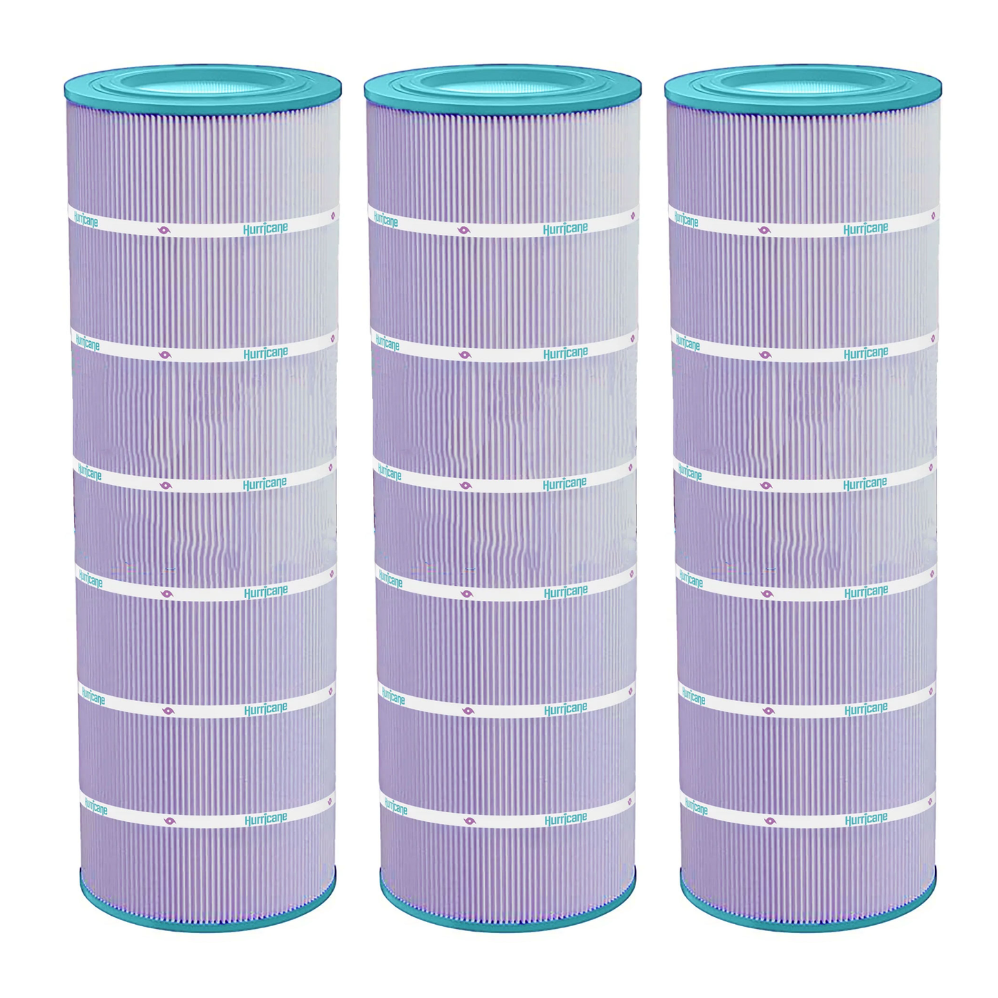 Hurricane 3 Pack HF9419-01P Platinum Purple Spa Filter Cartridge Replacement