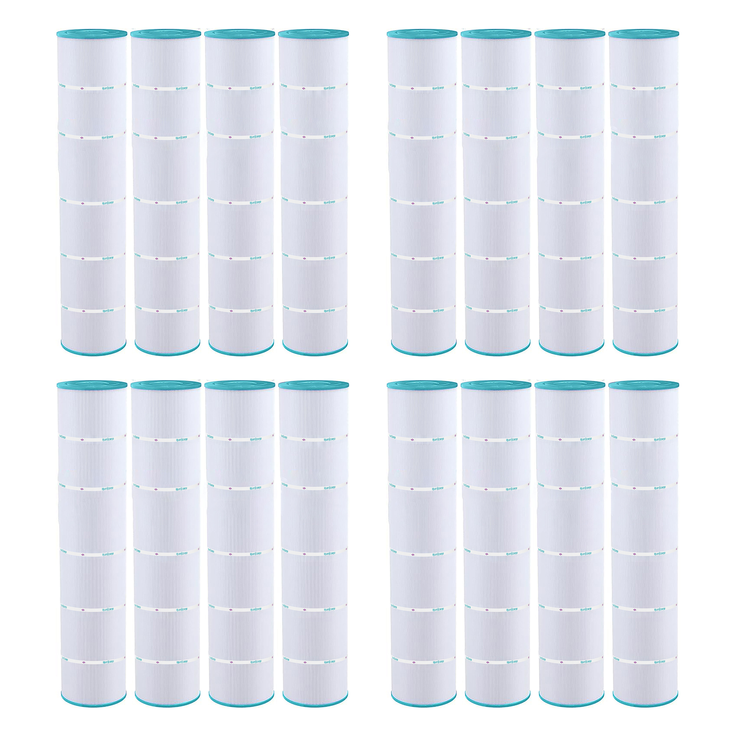 Hurricane 16 Pack HF7482-04 Advanced Pool and Spa Filter Cartridge Replacement