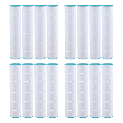 Hurricane 16 Pack HF7482-04 Advanced Pool and Spa Filter Cartridge Replacement