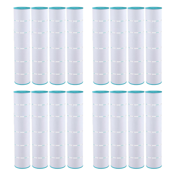 Hurricane 16 Pack HF7482-04 Advanced Pool and Spa Filter Cartridge Replacement