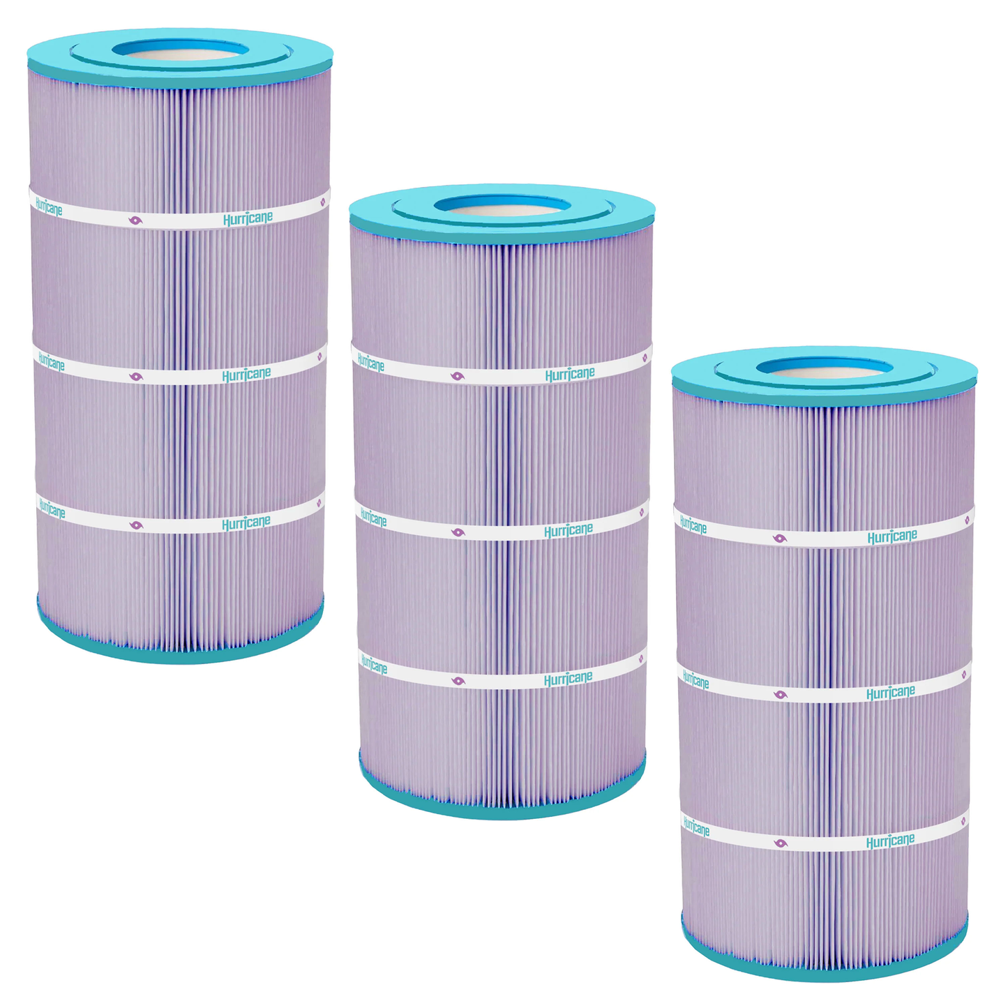Hurricane Filters 3 Pack HF8409 Platinum Purple Spa Filter Cartridge Replacement
