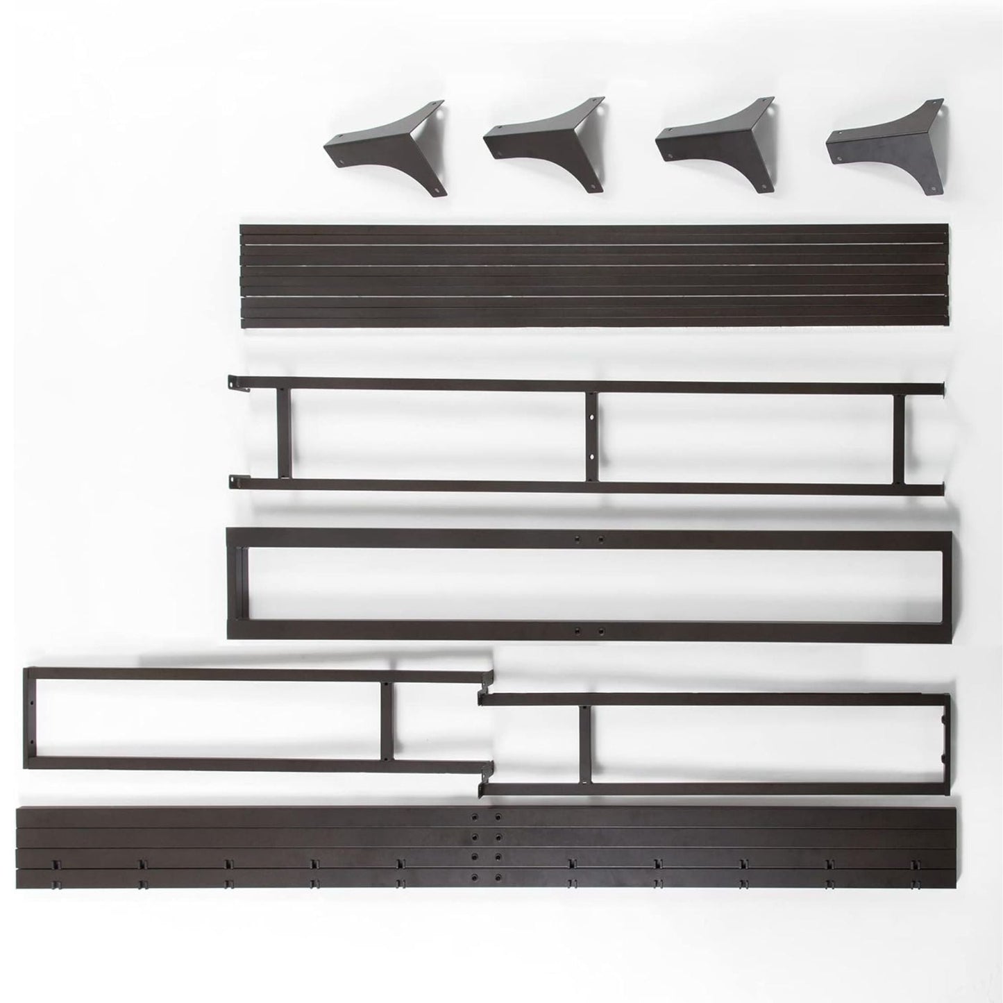 Mellow Ace of Base Metal Platform Low Profile Bed Frame, Hinged 9 Inch, King