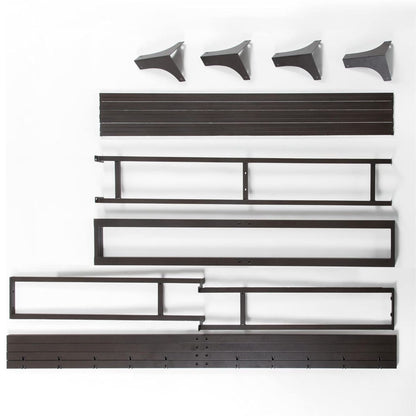 Mellow Ace of Base Metal Platform Low Profile Bed Frame, Hinged 9 Inch, King