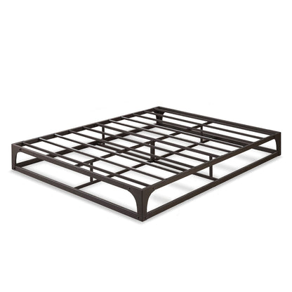Mellow Ace of Base Metal Platform Low Profile Bed Frame, Hinged 9 Inch, King