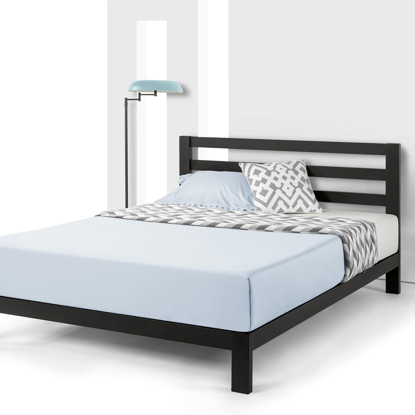 Mellow Modernista Classic Heavy Duty Platform Bed Frame w/ Headboard, 10", King