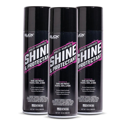 Slick Products 3 Pack Multi-Surface Shine & Protectant High Gloss Clear Spray - Find Fresh Goods