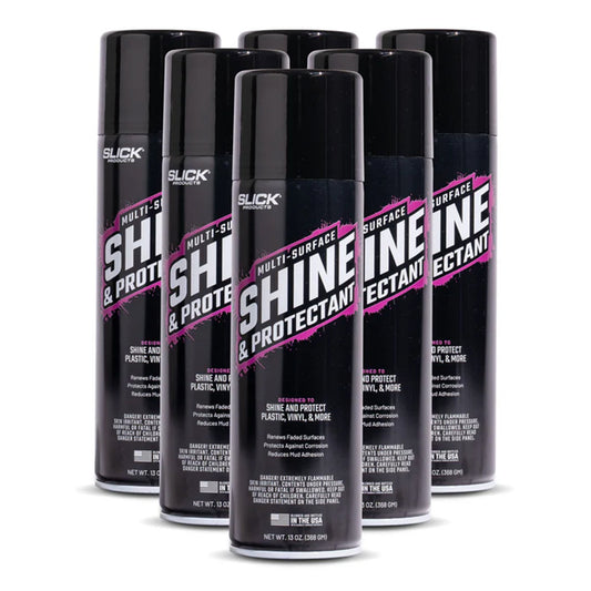Slick Products 6 Pack Multi-Surface Shine & Protectant High Gloss Clear Spray - Find Fresh Goods