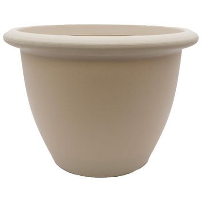 The HC Companies Sevilla Self-Watering Pot with Internal Disk 12", Cottage Stone