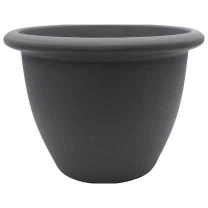 The HC Companies Sevilla Self-Watering Pot with Internal Disk 12 Inch, Warm Gray