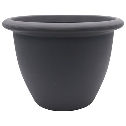 The HC Companies Sevilla Self-Watering Pot with Internal Disk 14 Inch, Warm Gray