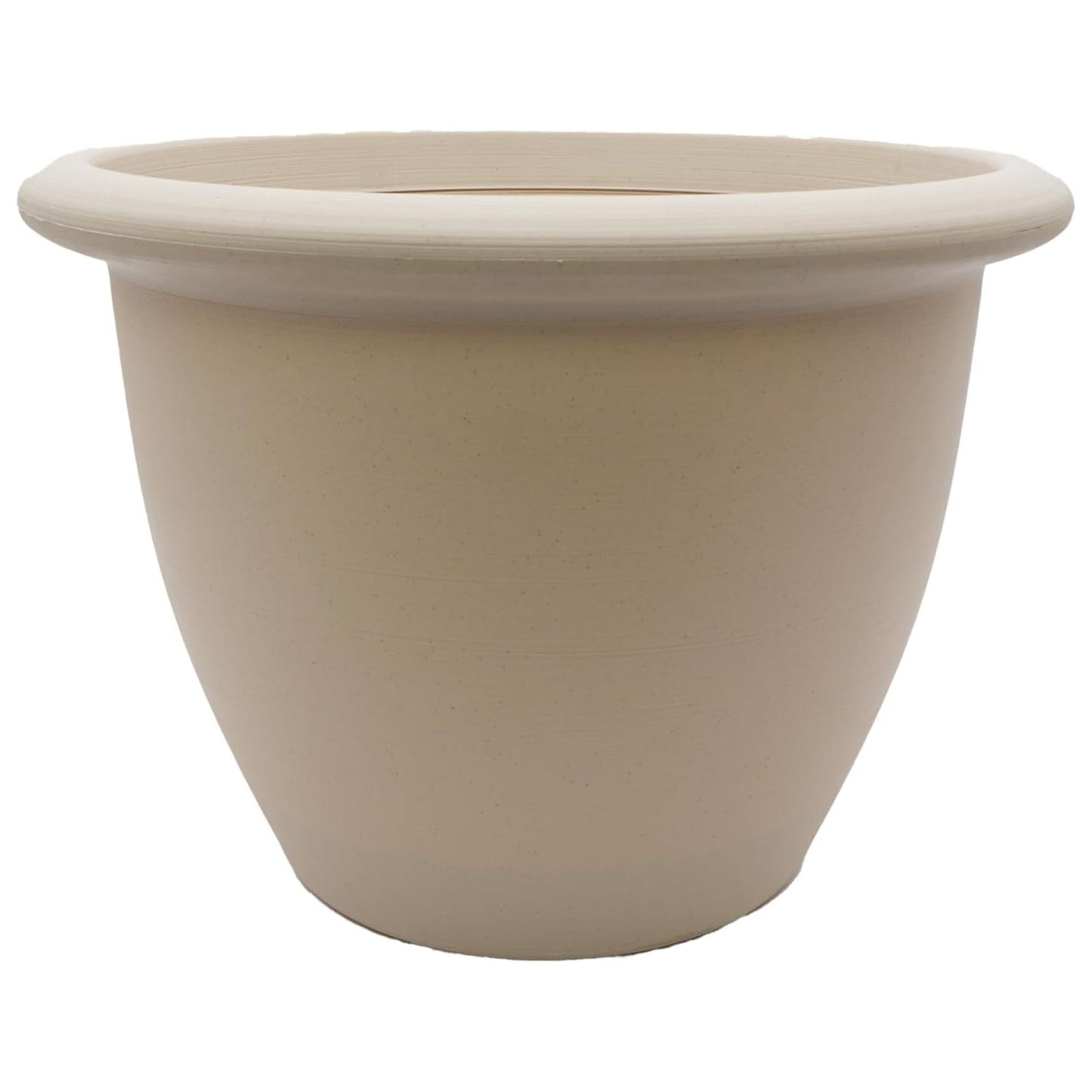 The HC Companies Sevilla Self-Watering Pot with Internal Disk 16", Cottage Stone