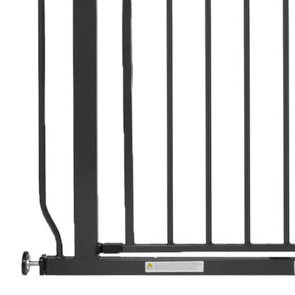 BalanceFrom Walk Thru Safety Gate, Fits 29.1-33.8" Openings, 36” Tall, Graphite