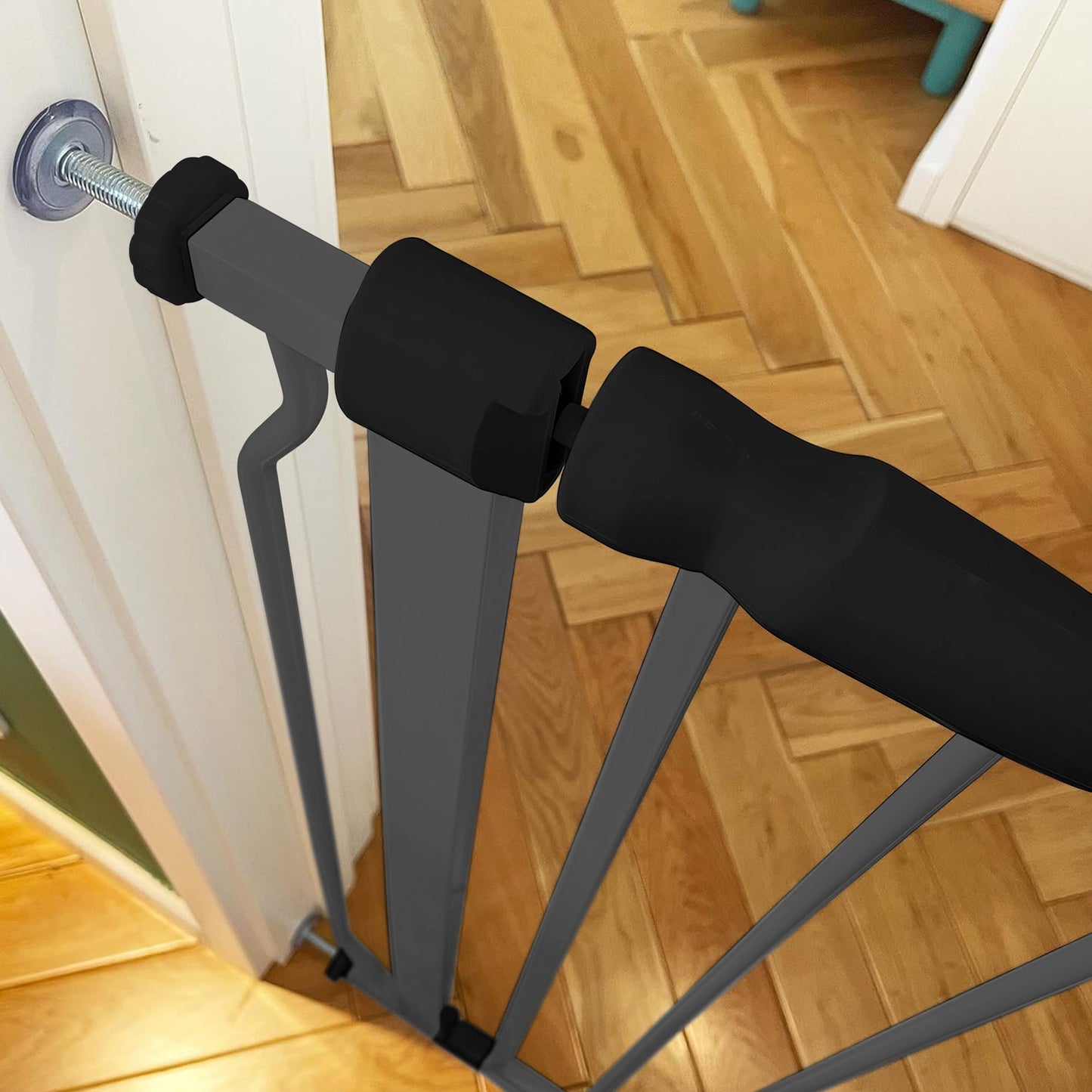 BalanceFrom Walk Thru Safety Gate, Fits 29.1-33.8" Openings, 36” Tall, Graphite