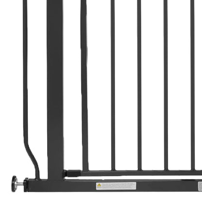 BalanceFrom Walk Thru Safety Gate, Fits 29.1-38.5" Openings, 36” Tall, Graphite