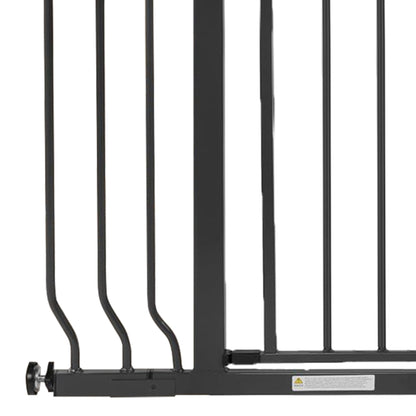 BalanceFrom Walk Thru Safety Gate, Fits 29.1-43.3" Openings, 36” Tall, Graphite