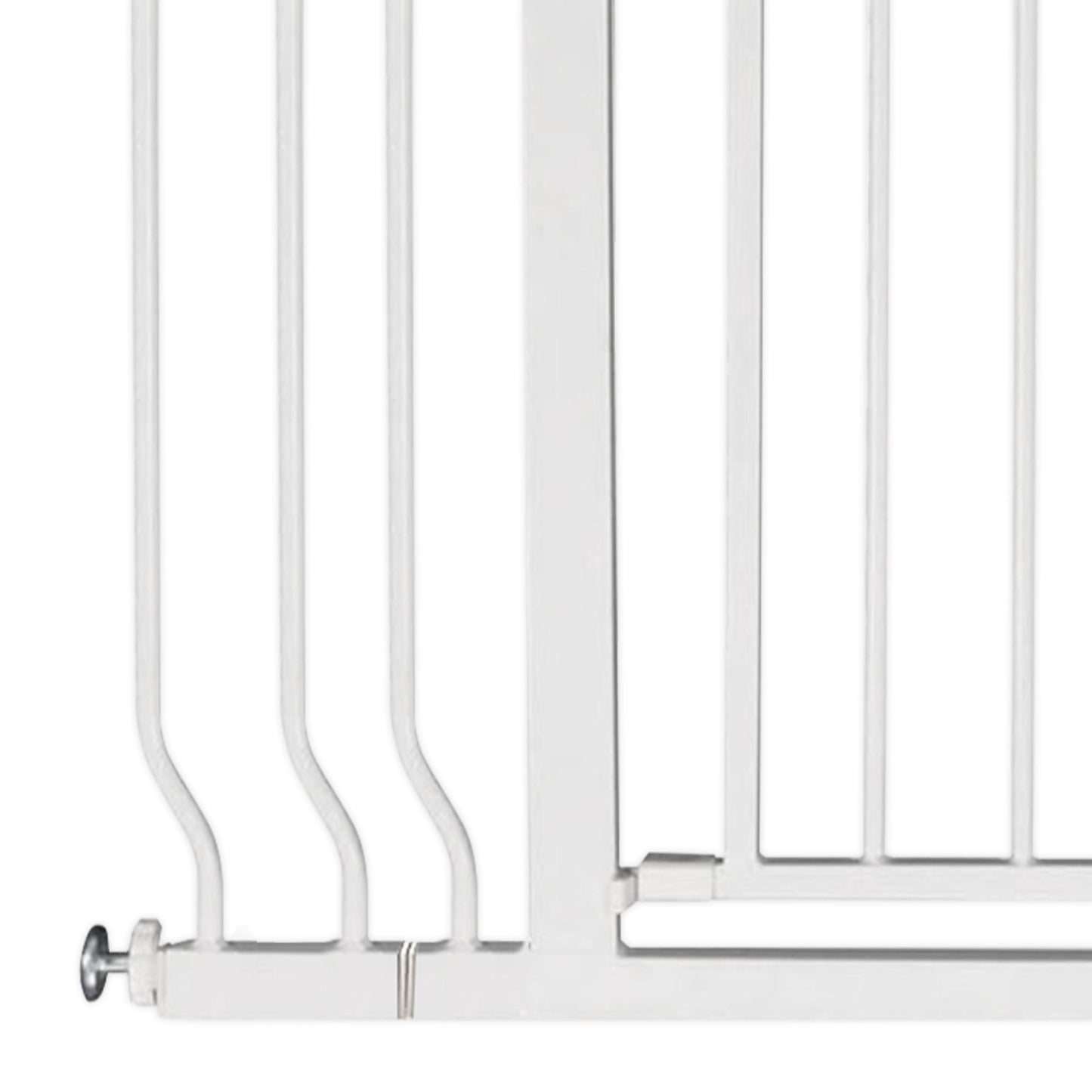 BalanceFrom Walk Thru Safety Gate, Fits 29.1-43.3" Openings, 36” Tall, White