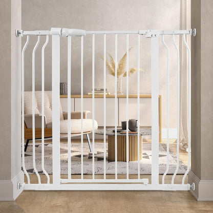 BalanceFrom Walk Thru Safety Gate, Fits 29.1-43.3" Openings, 36” Tall, White