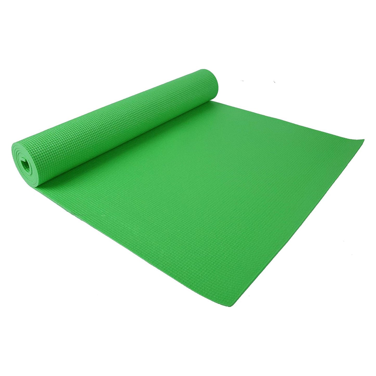 Fitvids 1/4” High Density Thick Non Slip Workout Yoga Mat and Carry Strap, Green