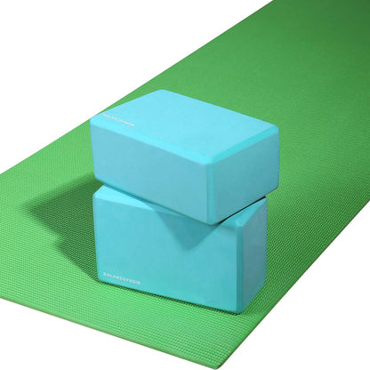 Fitvids 1/4” High Density Thick Non Slip Workout Yoga Mat and Carry Strap, Green