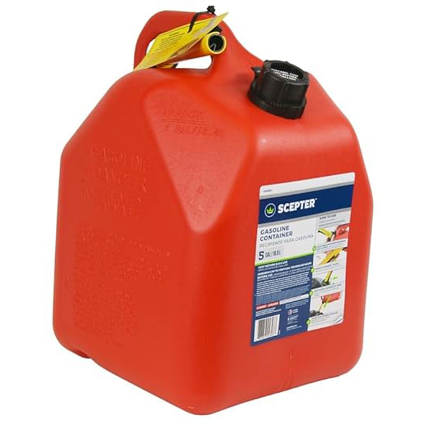 Scepter 5 Gallon SmartControl Leak Proof Fuel Storage Jerry Can, FG4G511, 4 Pack - Find Fresh Goods
