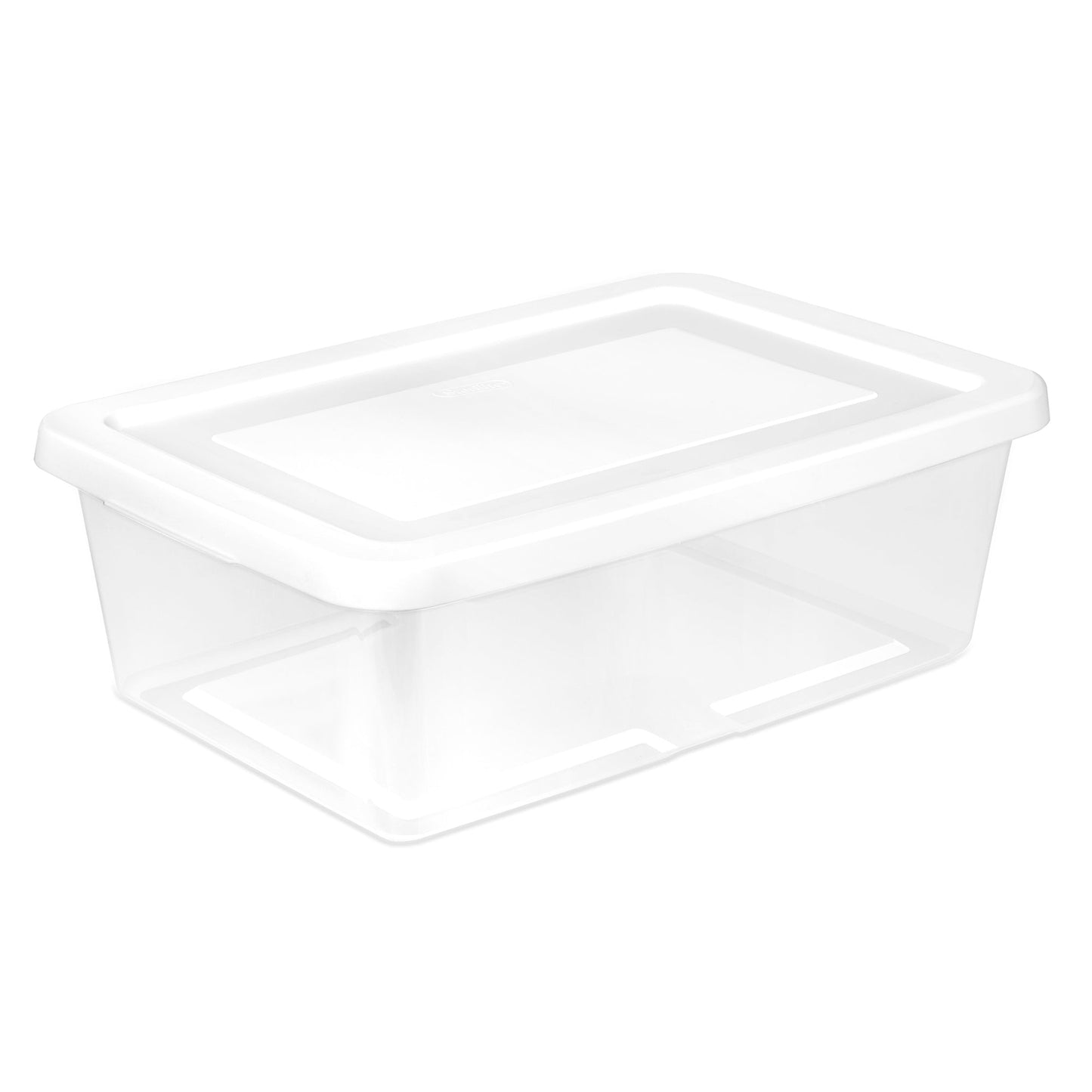 Sterilite 12 Qt Storage Box, Stackable Plastic Container Home Organizer, 15 Pack