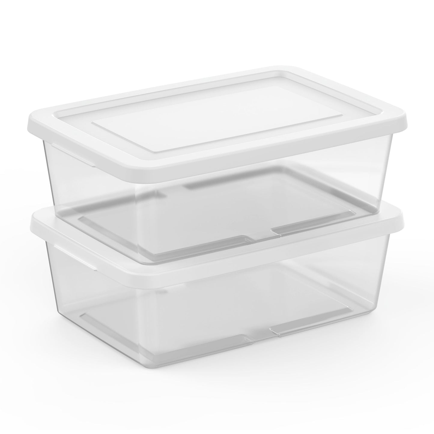 Sterilite 12 Qt Storage Box, Stackable Plastic Container Home Organizer, 60 Pack