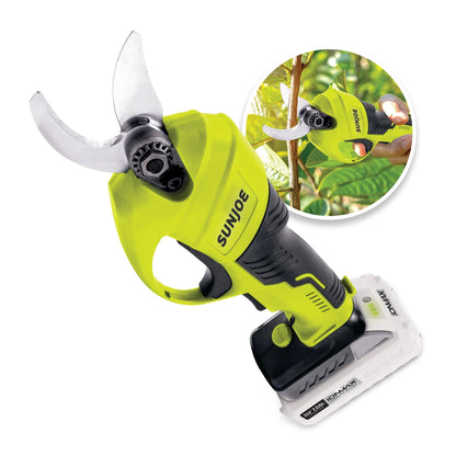 Sun Joe 24V Cordless Handheld Pruner with Battery and Charger, 80W, 24V-PRN1-LTE
