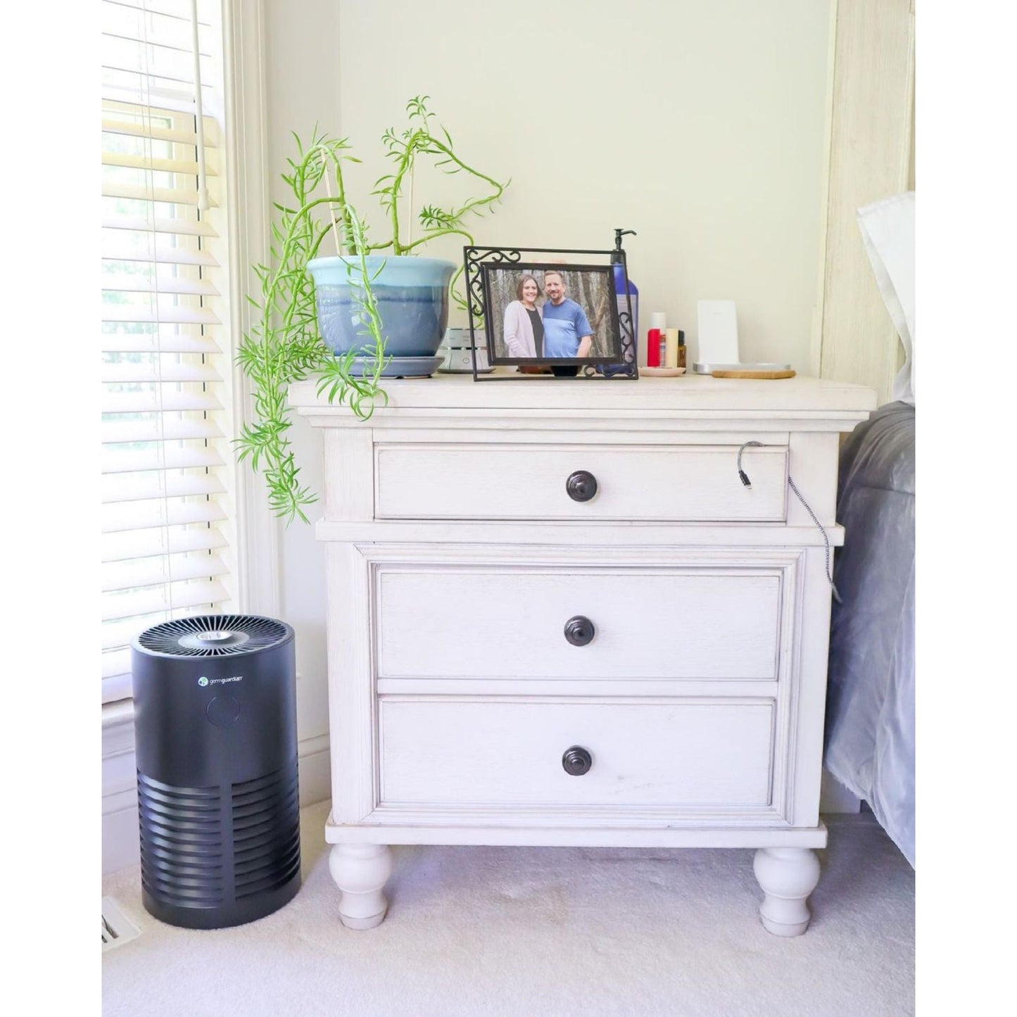 GermGuardian 15" Air Purifier with HEPA Filter to Reduce and Trap Allergens