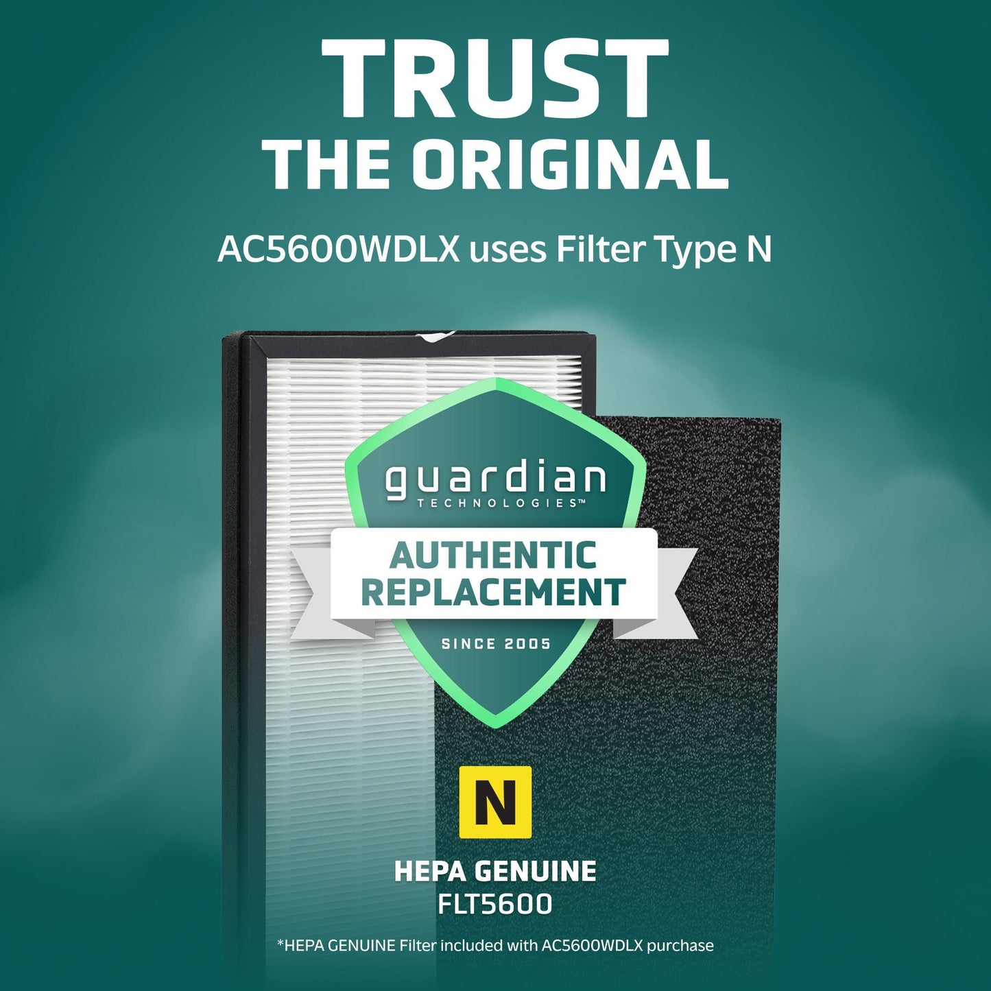 GermGuardian 3-In-1 HEPA Air Purifier for Home, 728 Sq. Ft. Rooms, Air Filter