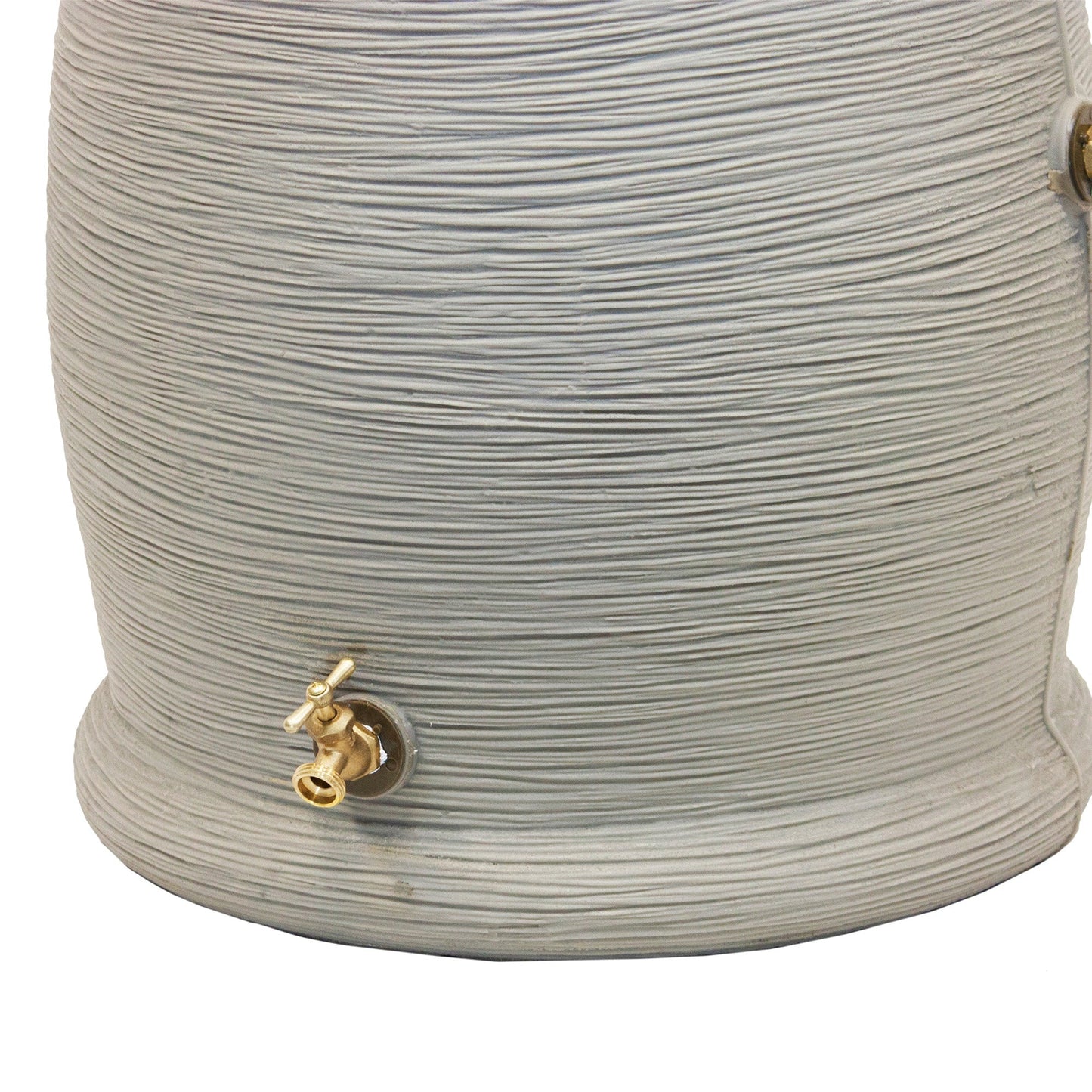 Good Ideas Impressions 50 Gallon Capri Rain Saver Barrel, 2 Spigots, Sandstone