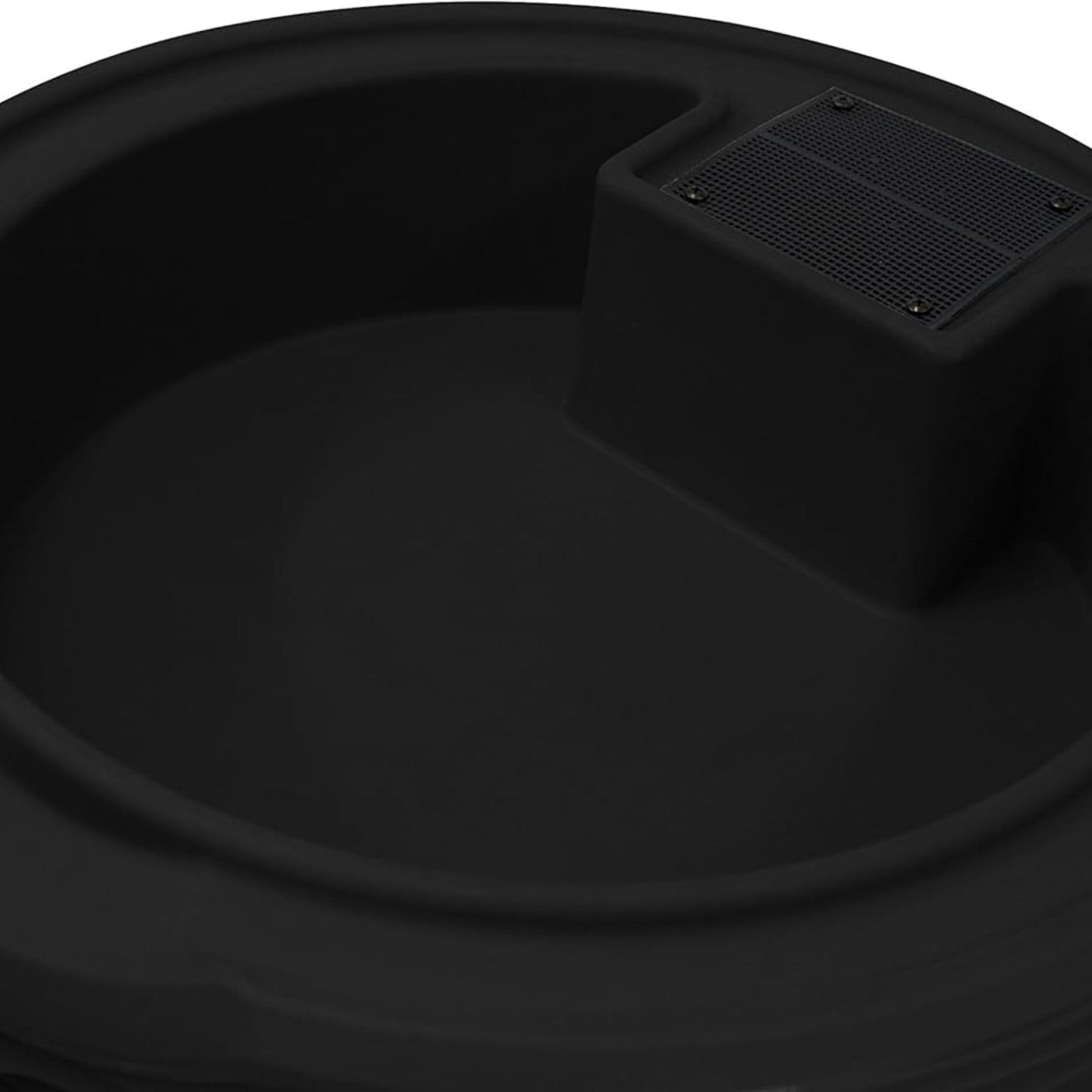 Good Ideas Impressions 50 Gallon Palm Trunk Rain Saver Barrel, 2 Spigots, Black