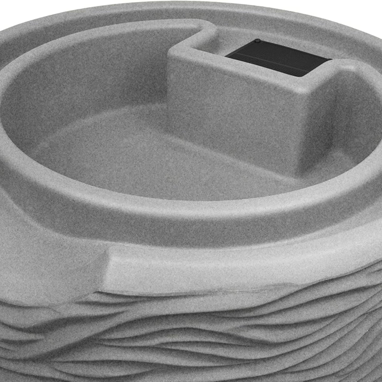 Good Ideas Impressions 65 Gallon Palm Trunk Rain Saver, 2 Spigots, Dark Granite