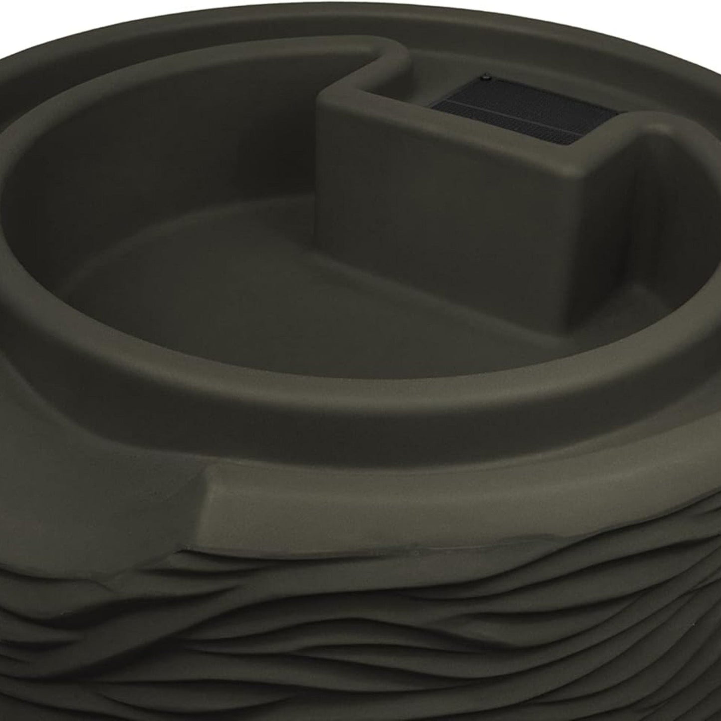 Good Ideas Impressions 65 Gallon Palm Trunk Rain Saver Barrell, 2 Spigots, Oak