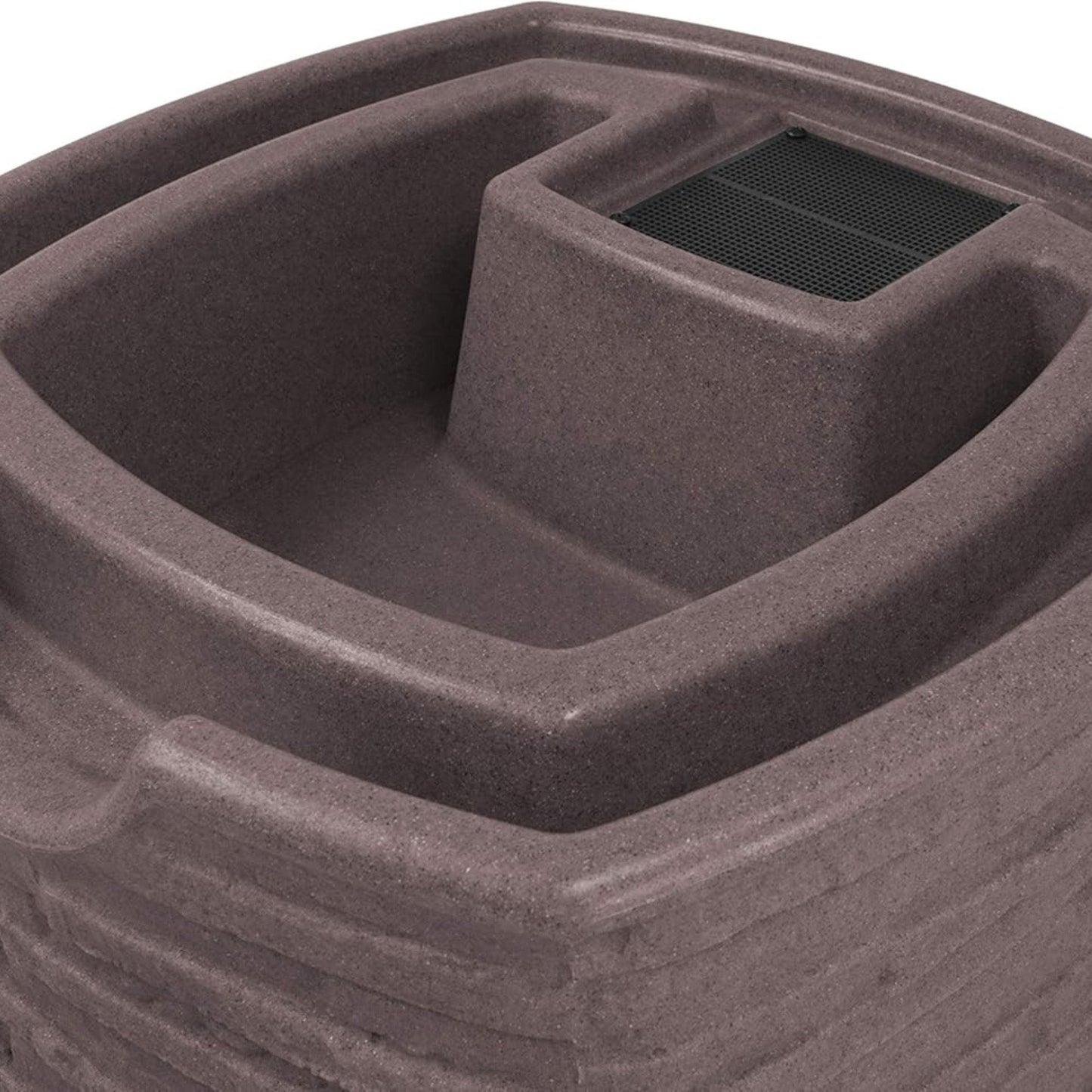 Good Ideas Impressions Riverwalk 50 Gallon Rain Saver with Spigots, Red Brick